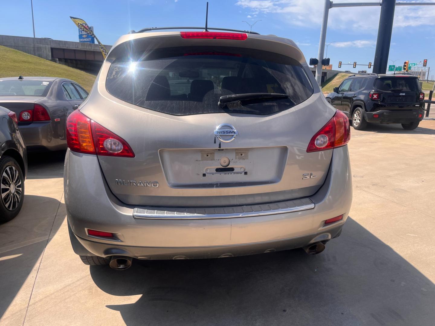 2009 BROWN/TAN Nissan Murano S (JN8AZ18U69W) with an 3.5L V6 DOHC 24V engine, Automatic CVT Overdrive transmission, located at 8101 E. Skelly Dr., Tulsa, OK, 74129, (918) 592-3593, 36.121891, -95.888802 - Photo#3